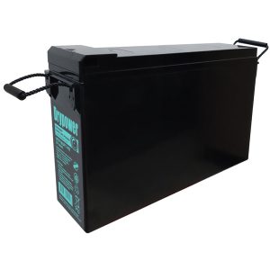 DRYPOWER 12TP180FT-FR 12V 180Ah Long Life Standby Front Terminal AGM BATTERY