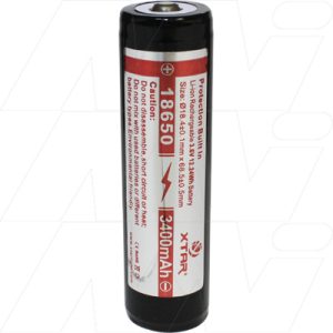 TORCH BATTERY 18650 3.7V 3400MAH WITH PROTECTION CIRCUITS