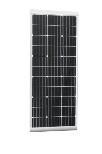 Amptron 200W 12V Aerodynamic Glass Mono-crystalline Solar Panel