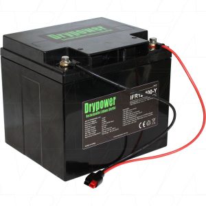 DRYPOWER 12.8V 40AH LITHIUM IRON PHOSPHATE (LIFEPO4) RECHARGEABLE LITHIUM BATTERY