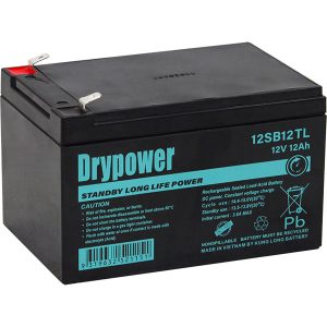 DRYPOWER 12SB12TL 12V 12Ah Long Life Standby AGM BATTERY