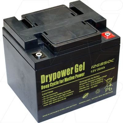 DRYPOWER 12GB50C 12V 50AH GEL BATTERY
