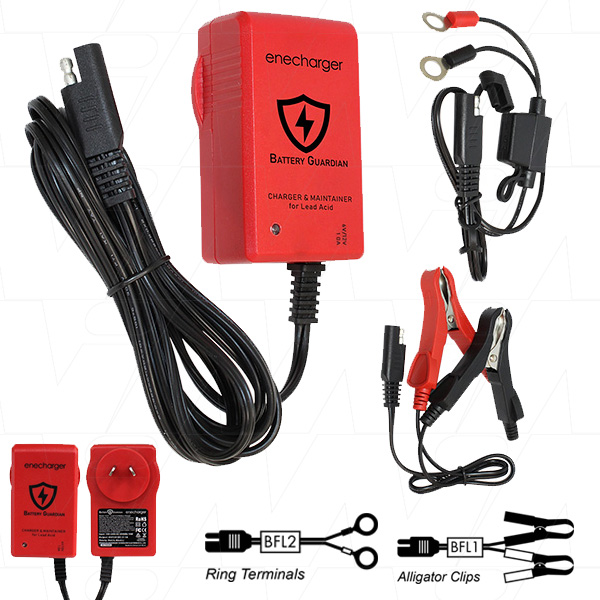 ENECHARGER ICS1 6V/12V 1.0A AUTO BATTERY CHARGER/TRICKLE CHARGER - Batteries Plus ENECHARGER ICS1 6V/12V 1.0A AUTO BATTERY CHARGER/TRICKLE CHARGER