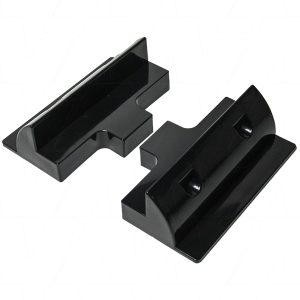 Black ABS Solar Panel Side Mounts - Pack of 2
