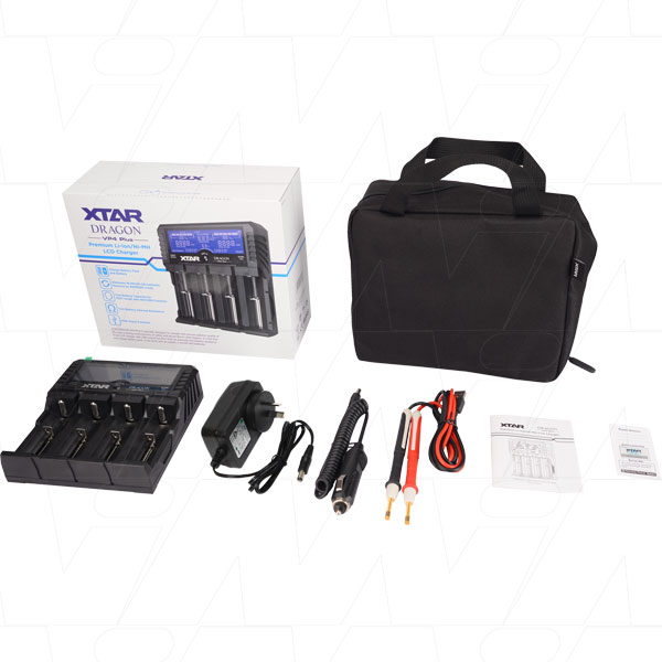 XTAR VP4 PLUS INTELLIGENT LI-ION & NIMH/NICD BATTERY CHARGER