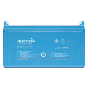 AMPTRON 12V 150AH/175A CONTINUOUS DISCHARGE LITHIUM LIFEP04 BATTERY