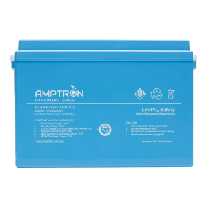 AMPTRON 12V 200AH/175A AT-LFP-12-200BV02 LITHIUM LIFEP04 BATTERY