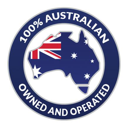 100% Australian Owned and Operated 3