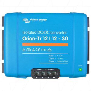 VICTRON ORION-TR SMART 12/12-30A (360W) DC TO DC CHARGER/CONVERTER 30A