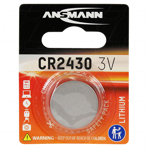 ANSMANN CR2430 LITHIUM COIN CELL BATTERY