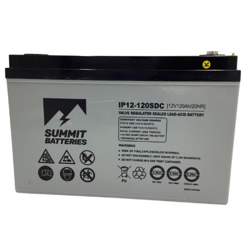 SUMMIT IP12-120SDC AGM DEEP CYCLE BATTERY 12V 120AH