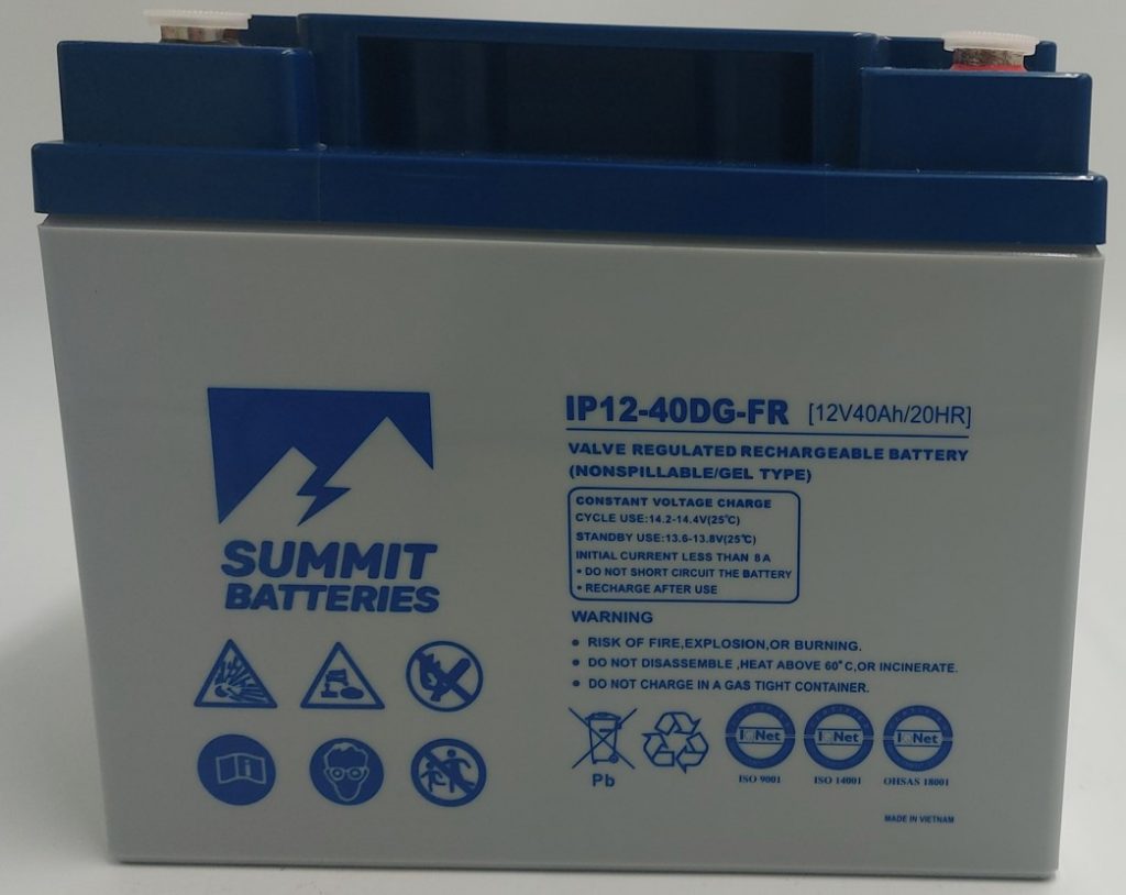 SUMMIT IP1240DGFR GEL DEEP CYCLE BATTERY 12V 40AH Batteries Plus